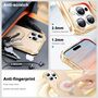 F�r Apple iPhone 16 Pro Max Clear Wave MagSafe Ring Halterung H�lle