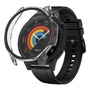 F�r Huawei Watch GT 5 46mm Kunststoff H�lle + H9 Hart Glas Transparent