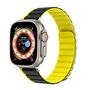 F�r Apple Watch Ultra 2 / 1 49mm Magnetisches Silikon Armband Gelb