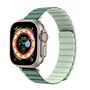 F�r Apple Watch Ultra 2 / 1 49mm Magnetisches Silikon Armband Gr�n