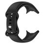 F�r Google Pixel Watch 3 45mm Silikon Band Butterfly Gr��e S Schwarz
