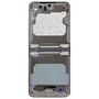 Samsung Display LCD Mittelrahmen f�r Galaxy Z Flip6 GH82-35016A Ersatzteil Silver Shadow