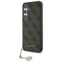 GUESS Samsung Galaxy S24 FE Hardcase 4G Charms Collection Braun