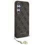 GUESS Samsung Galaxy S24 FE Hardcase 4G Charms Collection Braun
