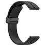 Fr Xiaomi Redmi Watch 5 Lite Silikon Magnetisches Armband Schwarz