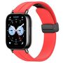 F�r Xiaomi Redmi Watch 5 Lite Silikon Magnetisches Armband Ersatz Rot