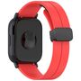F�r Xiaomi Redmi Watch 5 Lite Silikon Magnetisches Armband Ersatz Rot