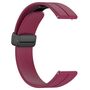 F�r Xiaomi Redmi Watch 5 Active Silikon Magnetisches Armband Weinrot