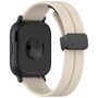 F�r Xiaomi Redmi Watch 5 Active Silikon Magnetisches Armband Beige