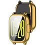 F�r Xiaomi Redmi Watch 5 Active Full Cover TPU Schutz H�lle Case Gold