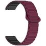 F�r Xiaomi Redmi Watch 5 Lite Two Color Magnetisches Arm Band Weinrot