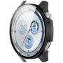 F�r Huawei Watch GT 5 46mm Kunststoff H�lle + H9 Hart Glas Schwarz