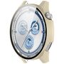 F�r Huawei Watch GT 5 46mm Kunststoff PC H�lle + H9 Hart Glas Beige