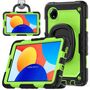 F�r Xiaomi Redmi Pad SE 8.7 360 Grad Rotation Hybrid PC H�lle Gr�n