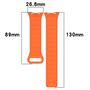 F�r Xiaomi Smart Band 9 Pro / 8 Pro Design Magnetisches Armband Orange