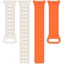 F�r Xiaomi Smart Band 9 Pro / 8 Pro Design Magnetisches Armband Orange
