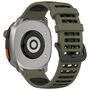 F�r Xiaomi Watch S4 Sport Two Color Design Silikon Armband Dunkelgr�n