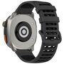 F�r Xiaomi Watch S4 Sport Two Color Design Silikon Armband Dunkelgrau