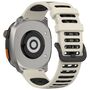 F�r Xiaomi Watch S4 Sport Two Color Design Silikon Smart Armband Beige
