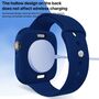 F�r Apple Watch Series 11 / 10 42mm Candy TPU Geh�use H�lle D- Blau