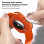 F�r Apple Watch Series 11 / 10 42mm Candy TPU Geh�use H�lle Orange