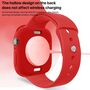 F�r Apple Watch Series 11 / 10 42mm Candy Design TPU Geh�use H�lle Rot