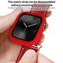 F�r Apple Watch Series 11 / 10 42mm Candy Design TPU Geh�use H�lle Rot
