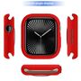 F�r Apple Watch Series 10 46mm Candy Design TPU Geh�use H�lle Rot