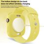 F�r Apple Watch Series 10 46mm Candy Design TPU Geh�use H�lle Gelb