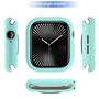 F�r Apple Watch Series 10 46mm Candy Design TPU Geh�use H�lle T�rkis