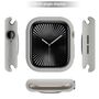 F�r Apple Watch Series 10 46mm Candy Design TPU Geh�use H�lle D- Grau