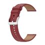 F�r Xiaomi Watch S4 Sport Leder Band Edelstahl-Schnellverschluss Rot