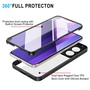 F�r Xiaomi Redmi 14C Full Cover Acrylic Hybrid TPU H�lle Dunkelblau
