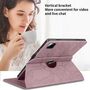 Fr Xiaomi Pad 7 / 7 Pro 360 Grad Baum Motiv Kunstleder Tasche Pink