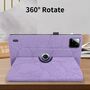 360 Grad f�r Xiaomi Pad 8 / 8 Pro / Pad 7 / 7 Pro Baum Book Lila