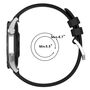 F�r Huawei Watch GT 5 46mm Silikon Armband gl�nzender Schnalle Schwarz