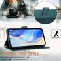 F�r ZTE Blade V60 Vita / Axon 60 Lite Design Kunst Leder H�lle Gr�n