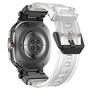 F�r Samsung Galaxy Watch Ultra 47mm Silikon Metall Armband Transparent