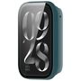 F�r Xiaomi Smart Band 9 Pro Kunststoff PC H�lle + H9 Hart Glas Gr�n