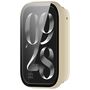 F�r Xiaomi Smart Band 9 Pro Kunststoff PC H�lle + H9 Hart Glas Beige