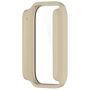 F�r Xiaomi Smart Band 9 Pro Kunststoff PC H�lle + H9 Hart Glas Beige