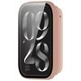 F�r Xiaomi Smart Band 9 Pro Kunststoff PC H�lle + H9 Hart Glas Rosa