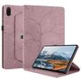 F�r Honor Pad X8a 11 Zoll 360 Grad Baum Motiv Kunstleder Tasche Pink