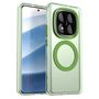 F�r Xiaomi Redmi Note 14 Pro 5G Magsafe Hybrid TPU Schutz H�lle Gr�n