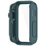 F�r Xiaomi Smart Band 9 Pro Kunststoff PC H�lle + H9 Hart Glas Gr�n