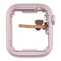F�r Apple Watch Series 9 45mm LTE Mittelrahmen mit Krone und Flexkabel Pink
