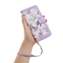 F�r Xiaomi 14T Pro Kunstleder Book Wallet Blumen Tasche H�lle Lila