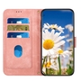 F�r Xiaomi Redmi 14C 4G Kunstleder Wallet Blumen Tasche H�lle Rosa