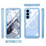 F�r Samsung Galaxy S25 Plus MagSafe Full 360 Hybrid Bumper Hellblau
