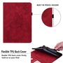 Kunstleder f�r Xiaomi Pad 8 / 8 Pro / Pad 7 / 7 Pro Schmetterling Rot